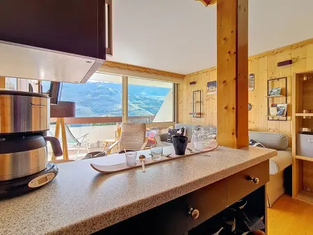 Appartement confortable ski-in/ski-out, balcon sud : photo 4