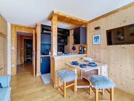 Appartement confortable ski-in/ski-out, balcon sud : photo 6