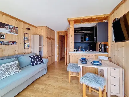 Appartement confortable ski-in/ski-out, balcon sud : photo 7