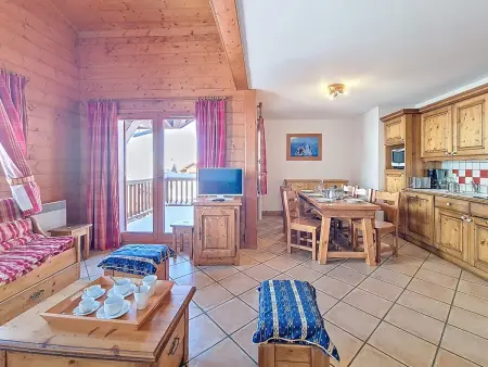 Appartement spacieux aux Menuires, balcon, au pied des pistes, parking inclus : photo 3