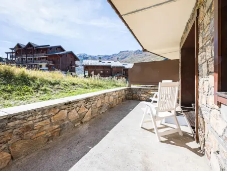 Appartement spacieux avec terrasse et piscine, Appartement 4 personnes à Les Menuires : photo 12