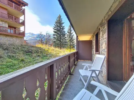 Appartement spacieux avec balcon et parking, proche des pistes : photo 14