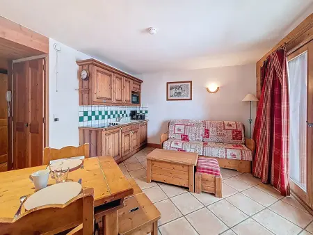 Les Menuires - 3 pièces, 6 pers, terrasse, accès piscine : photo 1
