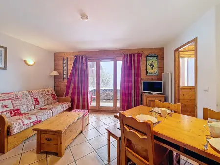 Les Menuires - 3 pièces, 6 pers, terrasse, accès piscine : photo 5