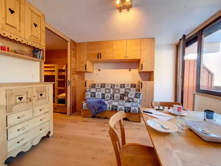 Studio charmant avec balcon, au pied des pistes, 4 pers. : photo 2