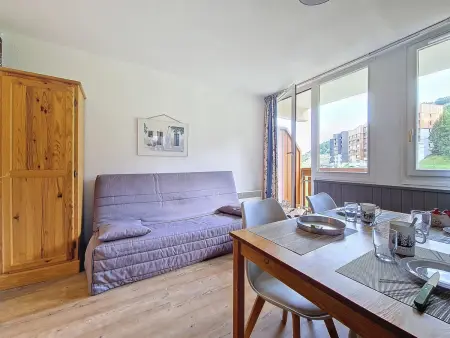 Studio cosy avec balcon Nord, pied des pistes aux Menuires : photo 9