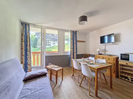 Studio cosy avec balcon Nord, pied des pistes aux Menuires : photo 12