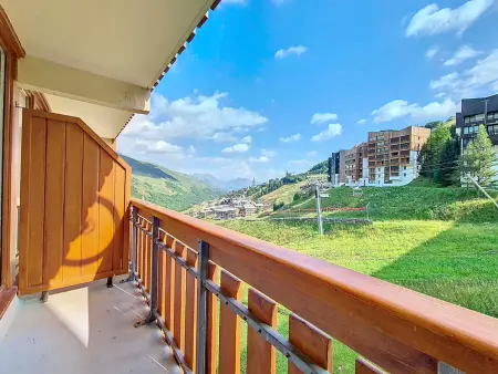 Studio cosy avec balcon Nord, pied des pistes aux Menuires : photo 14