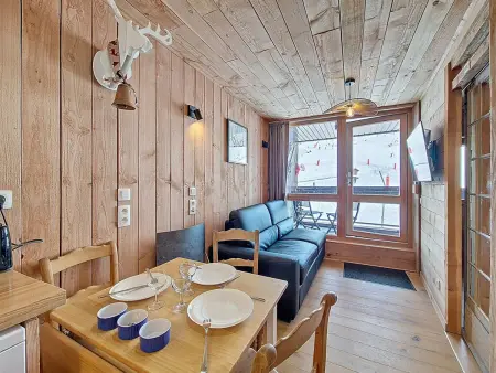 Appartement lumineux avec balcon sud-est, pied des pistes : photo 4