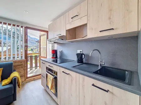 Appartement rénové, proche des pistes - 6 pers., Appartement 6 personnes à Les Menuires : photo 5