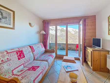 Appartement 2 pièces lumineux et terrasse, skis aux pieds Les Menuires : photo 6