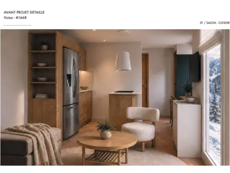 Appartement spacieux 70 m² aux pistes, 3 chambres, Les Menuires : photo 1