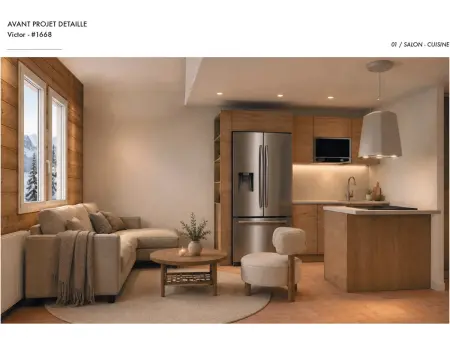 Appartement spacieux 70 m² aux pistes, 3 chambres, Les Menuires : photo 2
