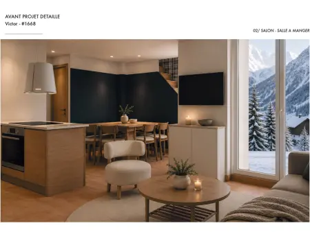Appartement spacieux 70 m² aux pistes, 3 chambres, Les Menuires : photo 3