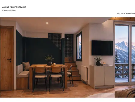 Appartement spacieux 70 m² aux pistes, 3 chambres, Les Menuires : photo 4