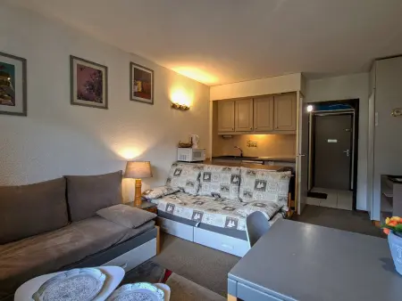 Appartement 2 pièces avec balcon sud à Flaine, 6 pers. : photo 3