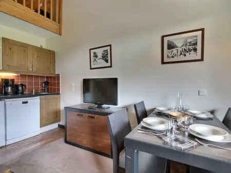 Duplex charmant, vue sur pistes - 4 pers., Appartement 4 personnes à Belle Plagne : photo 7