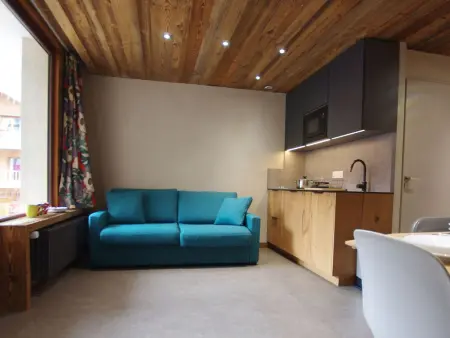 Studio cabine rénové, vue montagne - 4 pers., Appartement 4 personnes à Tignes : photo 1
