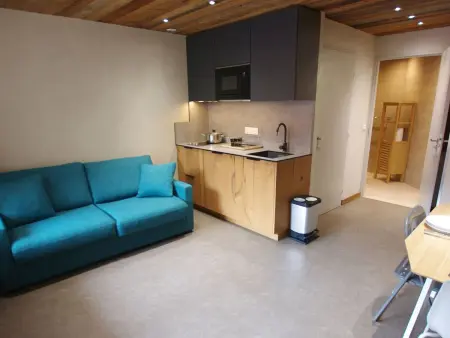 Studio cabine rénové, vue montagne - 4 pers., Appartement 4 personnes à Tignes : photo 2