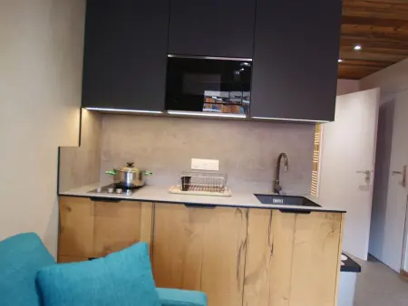 Studio cabine rénové, vue montagne - 4 pers., Appartement 4 personnes à Tignes : photo 6