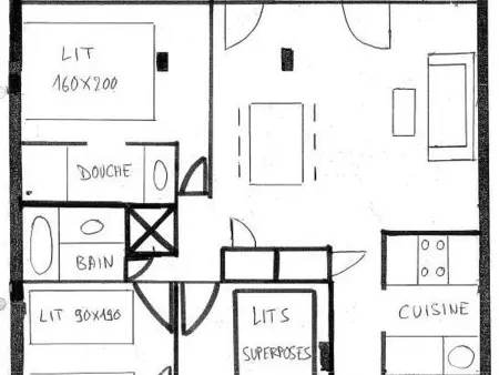Appartement 3 chambres vue arrivée des pistes, Val-d'Isère : photo 16