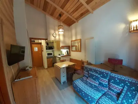 Studio avec balcon vue montagne - 4 pers., Appartement 4 personnes à Valfréjus : photo 1