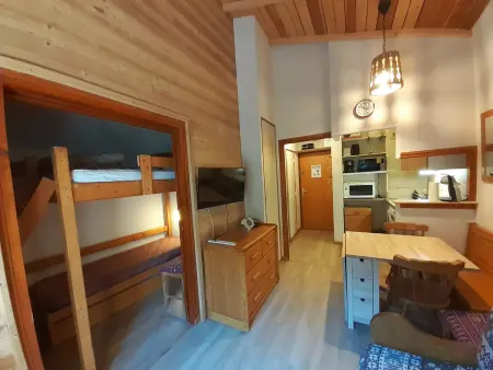 Studio avec balcon vue montagne - 4 pers., Appartement 4 personnes à Valfréjus : photo 2