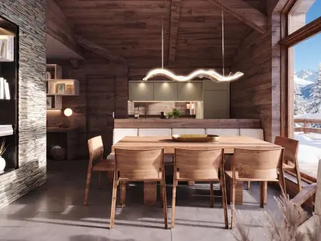Penthouse avec vue montagnes - 6 pers., Appartement 6 personnes à Courchevel : photo 1
