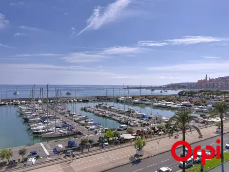Studio climatisé, terrasse vue mer - 2 pers., Appartement 2 personnes à Menton : photo 3