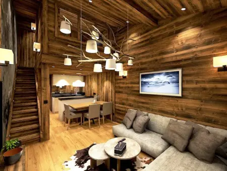 Duplex vue montagne au cœur de Val-d'Isère, 4 personnes : photo 1