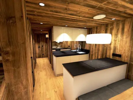 Duplex vue montagne au cœur de Val-d'Isère, 4 personnes : photo 4