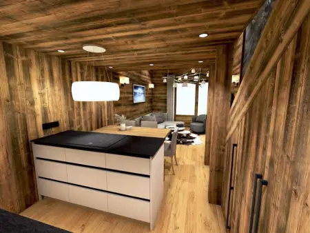 Duplex vue montagne au cœur de Val-d'Isère, 4 personnes : photo 5