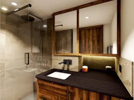 Duplex vue montagne au cœur de Val-d'Isère, 4 personnes : photo 9
