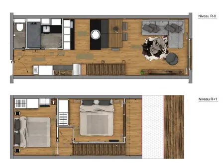 Duplex vue montagne au cœur de Val-d'Isère, 4 personnes : photo 16