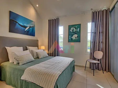 Duplex avec piscine partagée et jardin tropical à Saint-Martin : photo 14