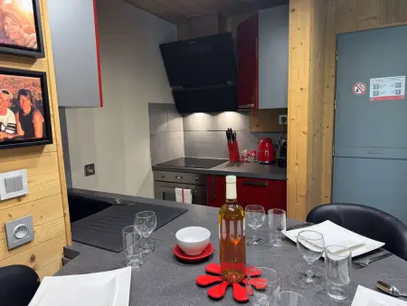 Agréable appartement en bord de piste - 5 pers., Appartement 4 personnes à Les Avanchers Valmorel : photo 3