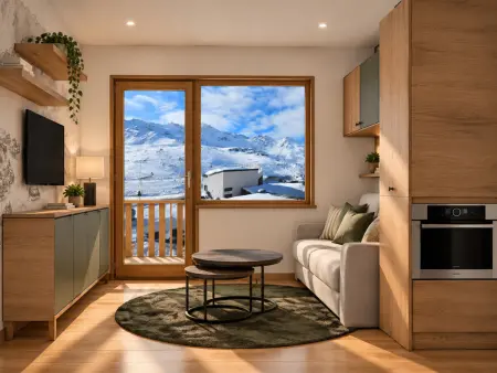 Studio cosy à Val Thorens - 4 pers., Appartement 4 personnes à Val Thorens : photo 6