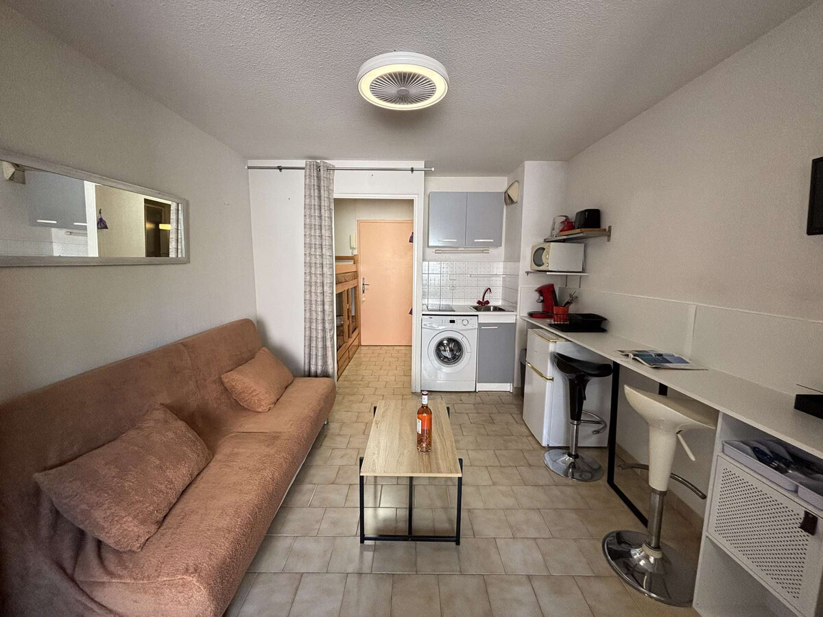 Studio cabine, parking, loggia vue dégagée - 4 pers. - Photo 3