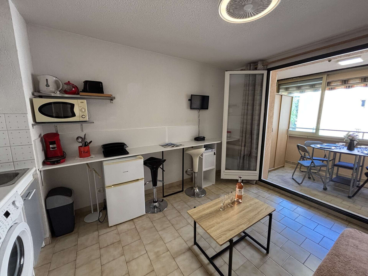 Studio cabine, parking, loggia vue dégagée - 4 pers. - Photo 6