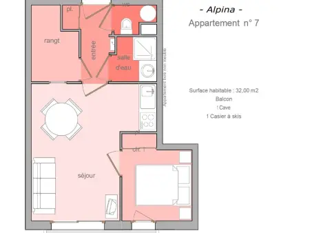 Appartement cosy montagne - 4 pers., Appartement 4 personnes à Arêches Beaufort : photo 11