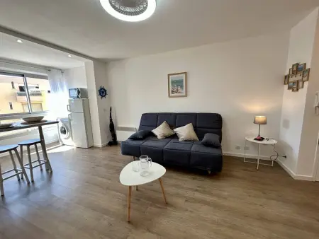 Studio moderne proche plage - 2 pers., Appartement 2 personnes à Canet en Roussillon : photo 6