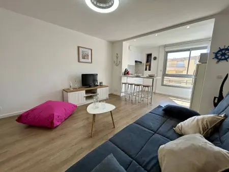 Studio moderne proche plage - 2 pers., Appartement 2 personnes à Canet en Roussillon : photo 7