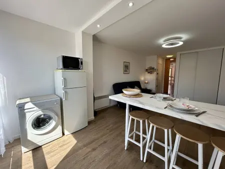 Studio moderne proche plage - 2 pers., Appartement 2 personnes à Canet en Roussillon : photo 16