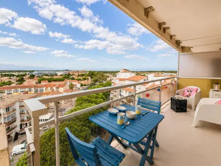 Studio face mer, clim, animaux admis - 2 pers., Appartement 2 personnes à Canet en Roussillon : photo 2