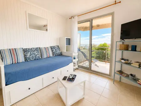 Studio face mer, clim, animaux admis - 2 pers., Appartement 2 personnes à Canet en Roussillon : photo 7