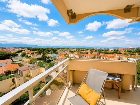 Studio face mer, clim, animaux admis - 2 pers., Appartement 2 personnes à Canet en Roussillon : photo 11