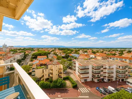 Studio face mer, clim, animaux admis - 2 pers., Appartement 2 personnes à Canet en Roussillon : photo 12