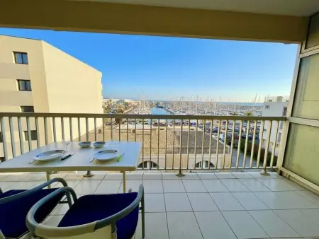 Appartement terrasse vue mer au port de Canet-en-Roussillon, 4 pers. : photo 16