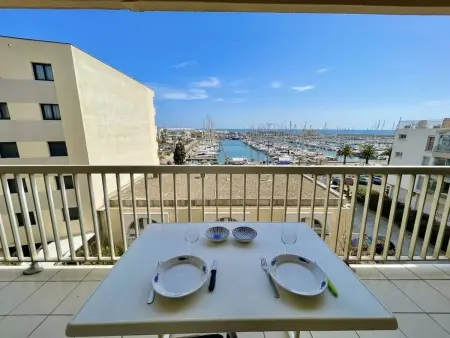 Appartement terrasse vue mer au port de Canet-en-Roussillon, 4 pers. : photo 17