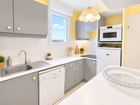 Duplex 4 chambres vue mer et bateaux, Canet-en-Roussillon : photo 5